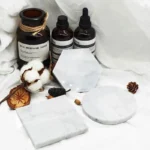 1PCS Marble Coasters Round Anti-skidding and High-Temperature Drink Mats Reusable Tea Pads Kitchen Home Tableware Accessories - Image 2