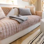 Luxurious Velvet Non-Slip Flannel Sofa Cover for Comfort - Image 5