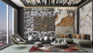 Accent Wall Ideas With Stone Cladding