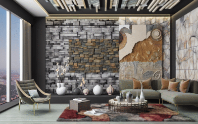 Accent Wall Ideas With Stone Cladding