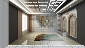 Accent Walls With Artistic Tile Layouts