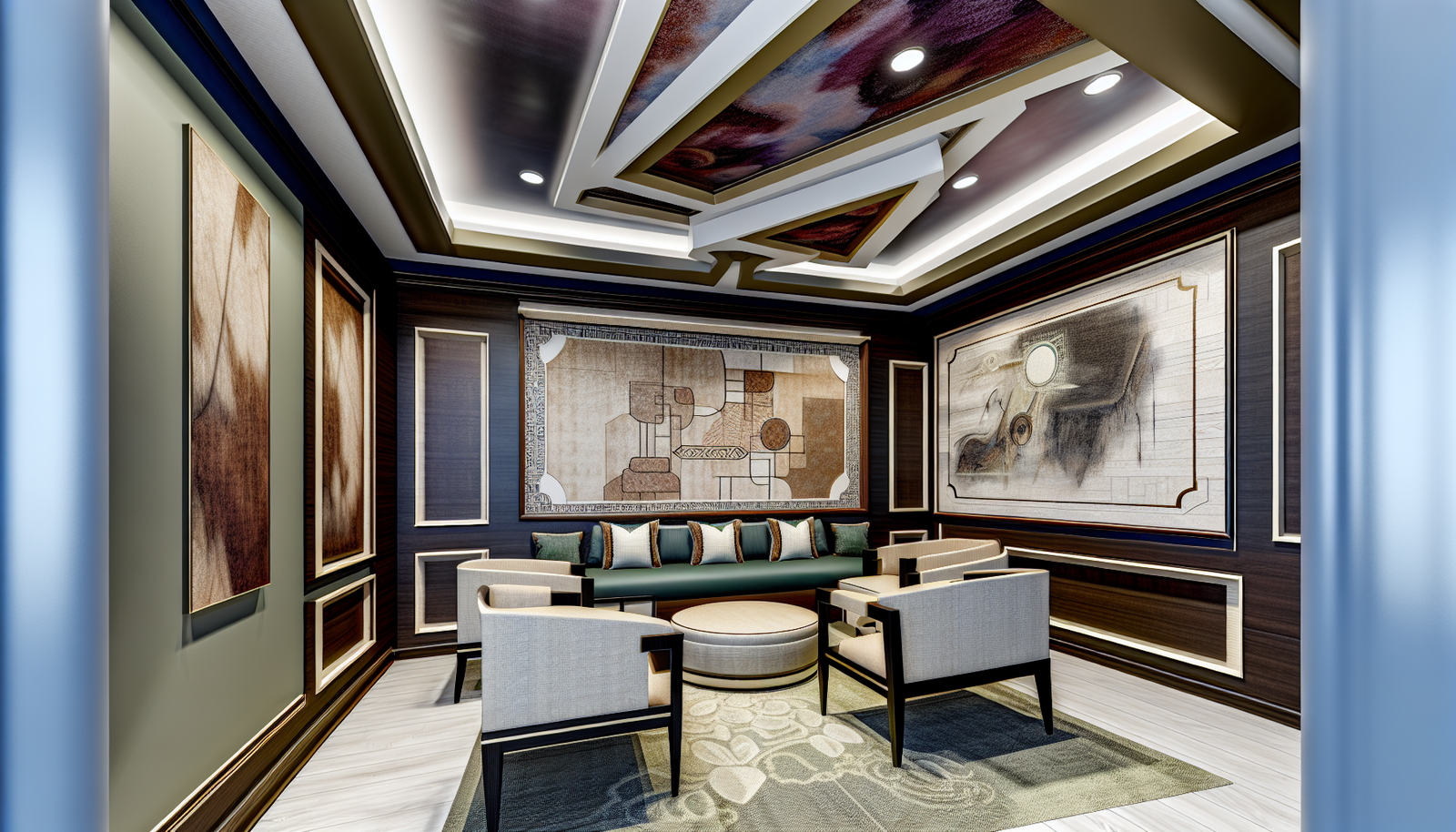 Accent Walls With Mixed Materials