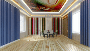 Accent Walls With Painted Stripes