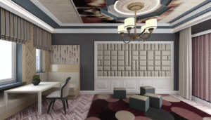 Accent Walls With Upholstered Panels