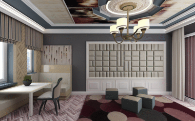 Accent Walls With Upholstered Panels