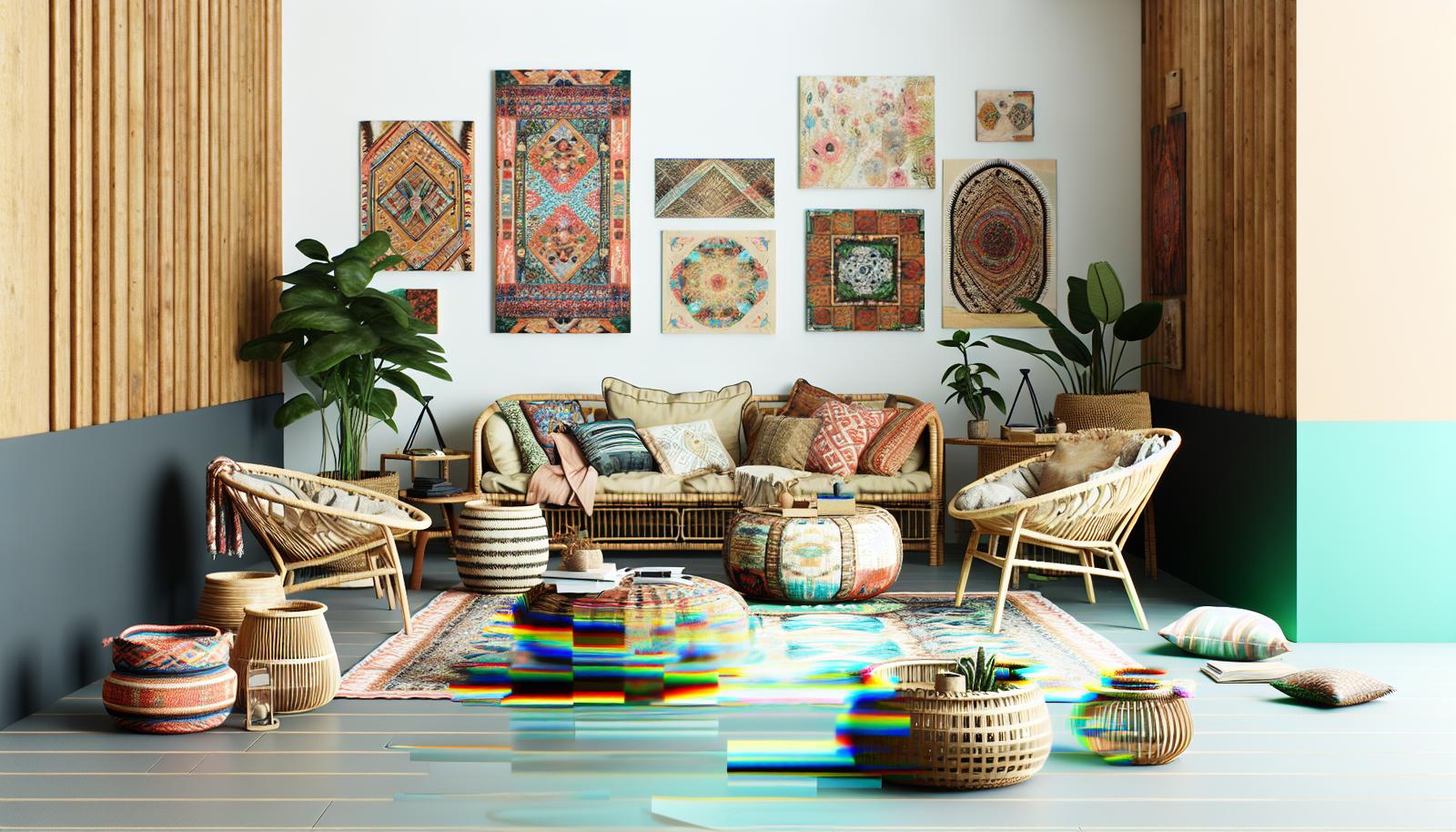 Artistic Flair In Eclectic Rooms