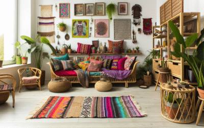 Boho Shelving With Vintage Accessories