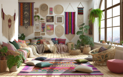 Boho Wall Decor With Macrame Touches