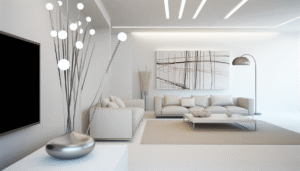 Contemporary Spaces With Artistic Elements