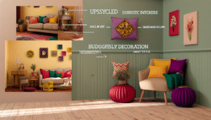 DIY macrame wall hanging with intricate knots and natural cotton cord