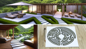 Designing Outdoor Meditation Labyrinths With Stone Pathways