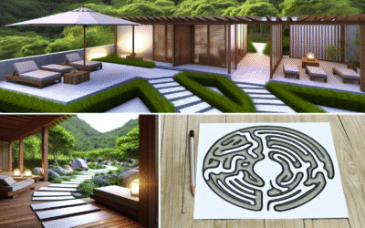 Designing Outdoor Meditation Labyrinths With Stone Pathways