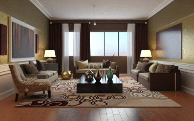 Close-up of layered rugs showcasing different textures like jute and soft wool