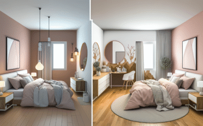 From Bare to Blush: Elevating Bedroom Comfort with a Touch of Rose