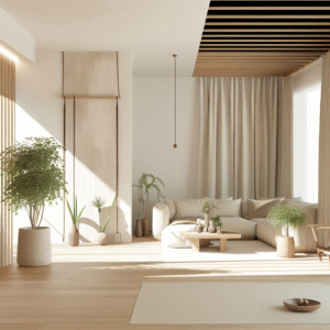 Japandi Style Minimalist Curtains And Blinds