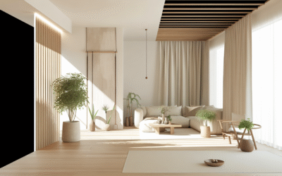 Japandi Style Minimalist Curtains And Blinds