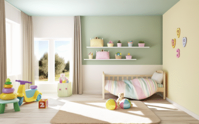 Kids Room Decor With Wall Shelves