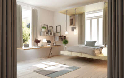 Small Space Solutions With Floating Furniture