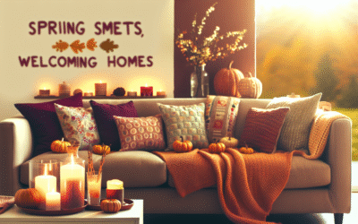 Spring Scents, Welcoming Homes. (Simple, impactful)