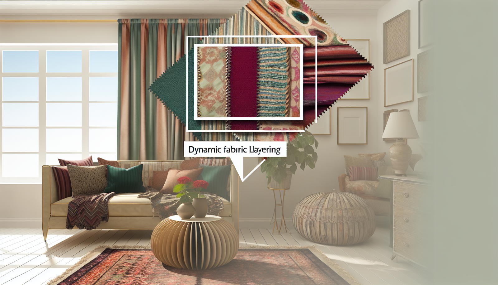 Transform Your Room: Simple Strategies for Dynamic Fabric Layering