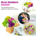 3/5/10/20PC 26cm Artificial Plants Dandelion Bouquet Vases for Home Decor Wedding Decorative Fake Flowers Needlework Ornamental - Image 5