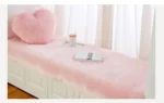 Luxury Imitation Fur Cushion Plush Sofa Carpet Faux Fur Sheepskin Rug Balcony Bay Window Mat Kid's Bedroom Fluffy Blanket White - Image 8
