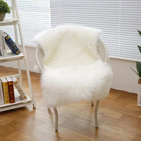 Sofa Bay Window Custom Imitation Wool Plush Carpet for Bedroom Sofa Shaggy Carpet 25 Color Artificial Fur Sheepskin Hairy Carpet