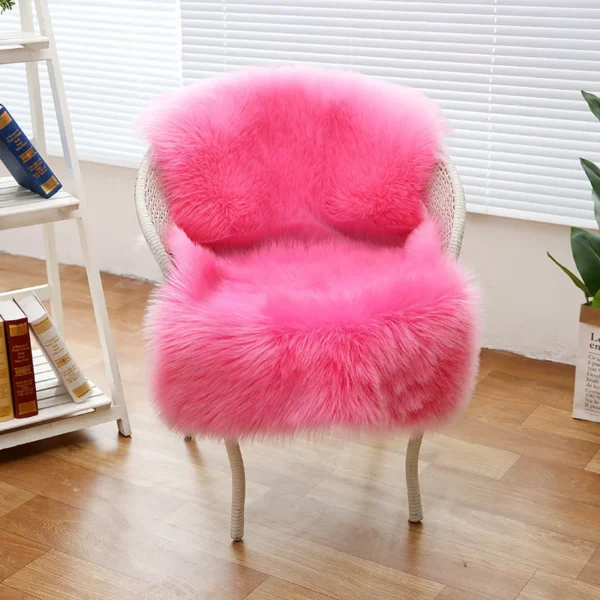 Sofa Bay Window Custom Imitation Wool Plush Carpet for Bedroom Sofa Shaggy Carpet 25 Color Artificial Fur Sheepskin Hairy Carpet