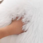 White Faux Sheepskin Carpet Irregular Long Soft Furry Floor Mats Living Room Bedroom Children's Room Bedside Decorative Carpets - Image 3