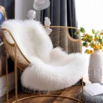 Cozy Faux Sheepskin Washable Seat Mats for Chic Spaces - Image 2