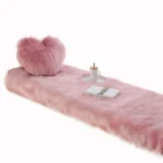 Luxury Imitation Fur Cushion Plush Sofa Carpet Faux Fur Sheepskin Rug Balcony Bay Window Mat Kid's Bedroom Fluffy Blanket White - Image 7