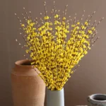 Vibrant 12-Head Winter Jasmine Flowers for Stunning Decor - Image 5