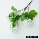 3 Heads Artificial Hydrangea Flowers Faux Hydrangea Bouquet for Wedding Bouquet Party Home Decor Baby Shower Centerpieces Tables - Image 6