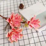 Lifelike Magnolia Branches for Elegant Home Decor & Events - Image 5