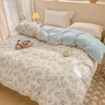 Serene Pastoral Cotton Duvet Cover - Luxurious 500 TC Comfort - Image 5