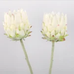 Artificial High-End Single Nordic Flocking Artichoke Flower Home Decoration Wedding Photography Props Garden Decoration - Image 5