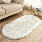 Plush Oval Sheepskin Rugs – Cozy Elegance for Every Room - Image 4
