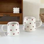 Charming Love Ceramic Mug for Cozy Sips & Heartfelt Gifting