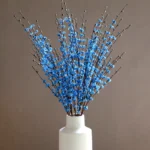 Vibrant 12-Head Winter Jasmine Flowers for Stunning Decor - Image 2