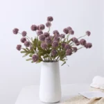 4pcs Artificial Flowers Dandelions Ornament Decorative Dandelion Bouquet Faux Dandelion Flowers Grace Plastic Bride Puff Ball - Image 6