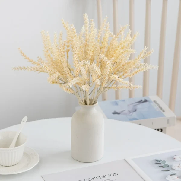 Artificial plant wheat ears wedding bridal bouquet outdoor garden arch courtyard home vase DIY gift box garland table decoration
