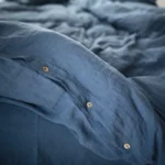 Luxe 100% Linen Duvet Cover - Soft, Breathable Farmhouse Style - Image 5