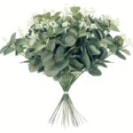 Lifelike Eucalyptus Leaf Stems for Elegant Home Decor