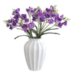 52Cm Jade Hairpin Artificial Flower Light Luxury Home Decoration Ornament Wedding Arrangement Flower White Crane Flower PU Feel - Image 5