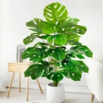60-103cm Artificial Monstera deliciosa Pothos Alocasia Leaf Fake Plant Ornamental Festive Home Office Decoration - Image 10