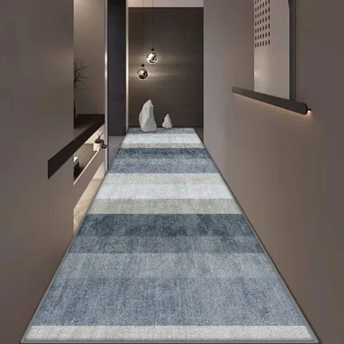 Chic Non-Slip Hall Runner: Custom Washable Corridor Carpet