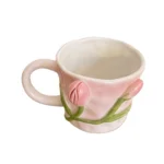 Embossed Rose Mug with High Aesthetic Value As A Practical Souvenir - Image 4