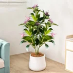 Lifelike Tropical Ficus Tree - No-Maintenance Home Decor - Image 4