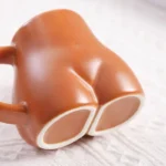 1 Pc Creativity Butt Decorative Coffee Mugs Ceramic Cup Heat Resistant Portable Wine Glass Travel Porcelain Mug 350ml Juice Cup - Image 5