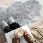 40/180CM Soft Sheepskin Bedroom Carpet Imitation Wool Pad Bedside Rugs Sofa Cushion Rugs Living Room Fluffy Hairy Fur Carpet - Image 3